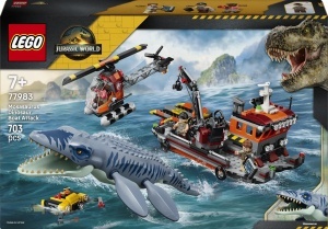 Set LEGO Jurassic World Mosasaurier - 3 Minifiguri, Joc de Rol, 7 Ani - Img 6