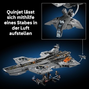 Set LEGO Marvel S.H.I.E.L.D. Helicarrier 3057 piese cu 6 minifigurine - Img 7