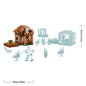 Set LEGO Minecraft - Atacul Magicianului asupra Satului 21596, 607 piese, 11 figurine - Img 8
