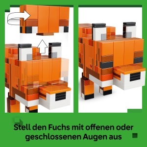 Set LEGO Minecraft Fuchs 21588, 497 piese, figura mobila pentru copii de 10 ani - Img 3
