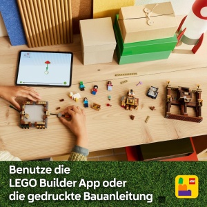 Set LEGO Minecraft Waldanwesen cu Boxring - 491 piese, pentru copii de la 10 ani - Img 6