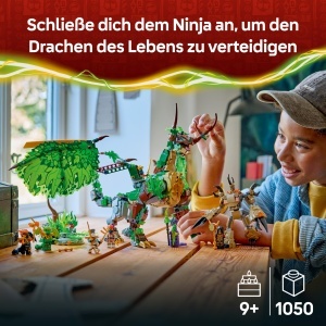 Set LEGO NINJAGO Der Drache des Lebens 71859 - 1050 piese, 8 minifiguri, dragon mobil - Img 2
