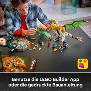 Set LEGO NINJAGO Duell cu Ultradrachen 71872 - 2178 piese, 4 figurine, dragon mobil - Img 7