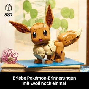 Set LEGO Pokemon Evoli 72151 - 587 piese, figura cu membre mobile, decoratiune pentru birou - Img 2