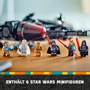 Set LEGO Star Wars 75389 - Millennium Falcon Intunecat, 1579 piese, 6 mini-figuri - Img 6