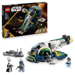 Set LEGO Star Wars Jango Fett 707 piese, Raumschip cu 3 Minifigurine, 9 ani
