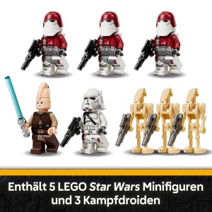 Set LEGO Star Wars Juggernaut 75413, 813 piese, cu 5 figurine si lumina - Img 6