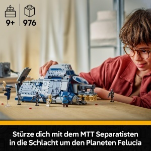 Set LEGO Star Wars MTT Separatisti 75435, 976 piese, pentru copii 9 - Img 2