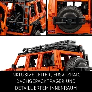 Set LEGO Technic Mercedes-Benz G 500, 2891 piese, model detaliat pentru adulti - Img 5