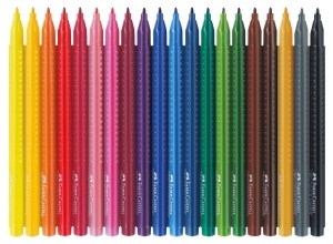 Set Markere Faber-Castell Grip Colour, 20 Culori, Ergonomice - Img 3