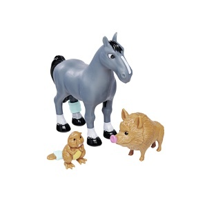 Set masina de salvare animale Simba Feuerwehrmann Sam, cu lumini, figurine si accesorii, 34 cm - Img 8