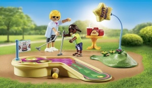 Set Minigolf PLAYMOBIL myLife 71449, pentru copii de la 4 ani, cu accesorii incluse - Img 6
