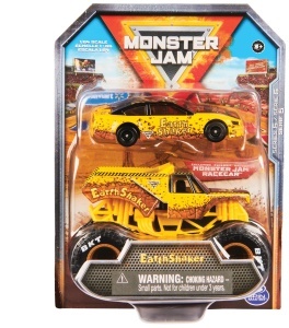 Set Monster Jam - Camion si Rennaut cu Design Detaliat, 164, pentru Stunts - Img 6