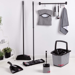 Set Mop cu Telescop, YORK, 138 cm, Microfibra, Albastru - Img 5