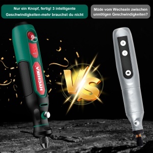 Set multifunctional rotativ HYCHIKA 3.6V, 77 accesorii, USB-C, viteza reglabila - Img 8