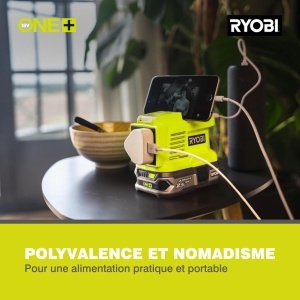 Set multifunctional Ryobi RRT4-120GA15 4V USB-Lithium 15 accesorii acumulator 20Ah si cablu USB-C - Img 5