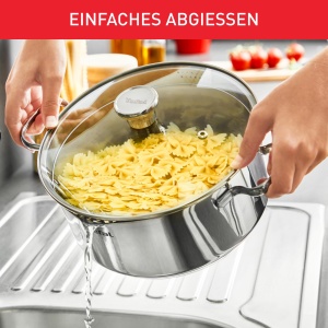 Set oale Tefal Duetto A705A8 7 piese otel inoxidabil compatibil inductie - Img 2