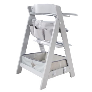 Set Organizator pentru Scaun Inalt roba, Culoare Gri, Include Boxa si Sac