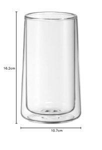 Set pahare latte macchiato cu pereti dubli WMF SmarTea 2 piese, pahare cu pereti dubli 270ml, efect plutitor, pahare termice, pahar de cafea rezistent la caldura - Img 8