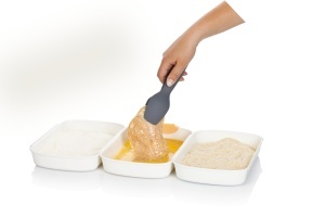 Set Panierschalen Tescoma PRESTO 3 piese cu Zanga, Plastic, Antiderapant - Img 7