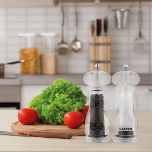 Set rasnite sare si piper Salter 7606 CLXR mecanism ceramica diamant reglabil BPA-Free - Img 6