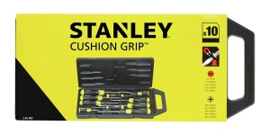 Set surubelnite Stanley 2-65-005, 10 piese, varf magnetic, maner ergonomic - Img 5