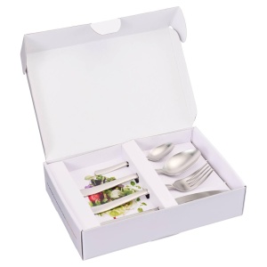 Set tacamuri Fiskars, 16 bucati, otel de calitate, argintiu/mat, forma functionala, 1002958 - Img 4