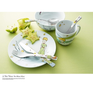 Set tacamuri pentru copii WMF Der kleine Prinz 4 piese otel inoxidabil design ergonomic - Img 2
