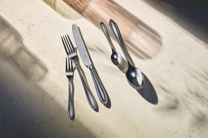 Set tacamuri WMF Verona 60 piese pentru 12 persoane otel inoxidabil Cromargan finisaj lucios - Img 2