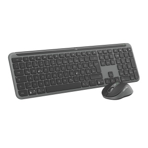Set Tastatura si Maus Logitech MK950 Signature Slim, Wireless, Negru