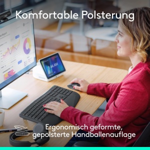 Set Tastatura si Maus Logitech Signature Comfort MK880, Ergonomic, Wireless, Silentios - Img 5