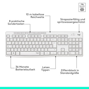 Set Tastatura si Mouse Logitech MK295, Wireless, Silentios, 10m - Img 9