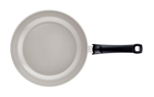 Set tigai clasice Fissler Ceratal / 2 bucati, tigaie din aluminiu, tigaie ceramica acoperita cu ceramica (24+28 cm) antiaderenta - inductie, gri - Img 4