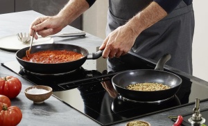 Set tigai Fissler Essential Black 24 cm 28 cm Aluminiu Antiaderente Inductie - Img 4