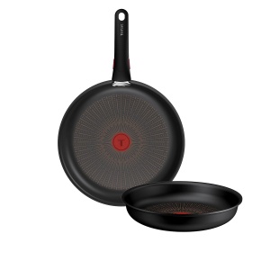 Set tigaie Tefal Ingenio Explore 3 piese, antiaderent, design compact, negru