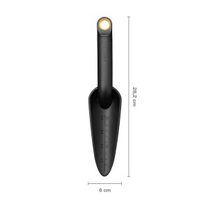 Set unelte gradinarit Fiskars Solid 1076379 3 piese ergonomic fibra de sticla negruorange - Img 3