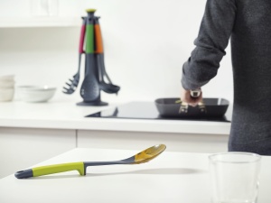 Set ustensile bucatarie Joseph Joseph Elevate 6 piese suport rotativ manere ergonomice multicolor - Img 4
