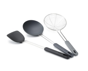 Set Utensile pentru Wok Joseph Joseph Nest Fusion, 3 piese, Hitzebestandig, Antiaderent