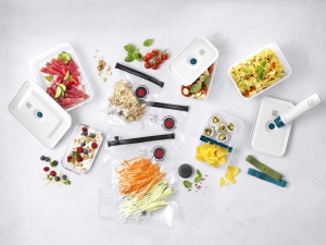 Set vacuum ZWILLING Fresh Save 16 piese pompa cutii si pungi reutilizabile La Mer - Img 9