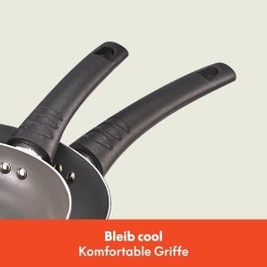 Set vase de gatit antiaderente Bella, 21 piese, compatibil cu toate tipurile de plite, negru - Img 6