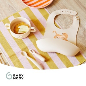 Set vesela pentru bebelusi Babymoov Mini Roar 4 piese silicon BPA-free spalat la masina - Img 8