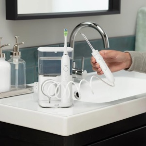 Set Waterpik Sensonic CC-04 Alb - Periuta electrica si irigator bucal reincarcabil - Img 5