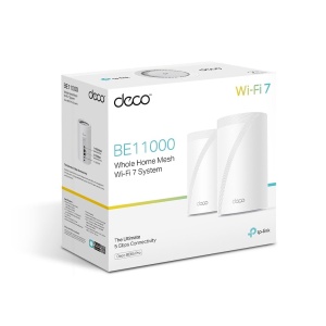 Set Wi-Fi Mesh TP-Link Deco BE65 Pro, Tri-Band, 2 unitati - Img 8