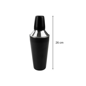 Shaker Cocktail Fackelmann Specter 750 ml, Inox, NegruSilver - Img 3