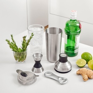 Shaker Cocktail OXO din Otel Inoxidabil, 500ml, Cu Capac de Masurare - Img 6