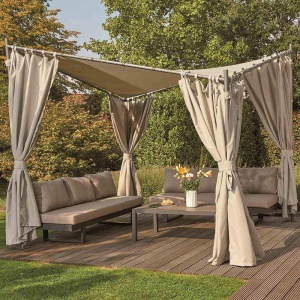 Siena Garden J05232 Berlino Panou lateral pentru foisor, gri deschis