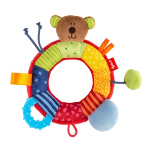 SIGIKID 40490 Active Ring Baby Activity PlayQ Fete si Baieti Jucarii pentru bebelusi recomandate de la 3 luni multicolore