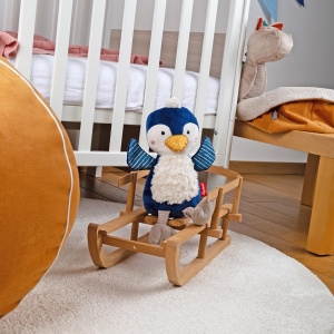 SIGIKID 43274 Penguin Patchwork Sweety, plus, jucarie de plus, animal de plus, moale dragalas, culori clasice, de la 3 luni - Img 5