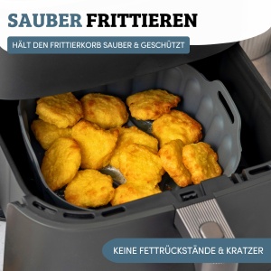 Silikonform pentru Friteuza cu Aer Cald Westmark Square Mini 18,5 x 18,5 cm - Img 7