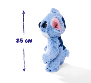 Simba Disney Live Action Stitch, 6315870511 figurina de plus moale si dragalasa de 25 cm, fidela originalului, in picioare, Pentru bebelusi si copii de la 0 luni - Img 2